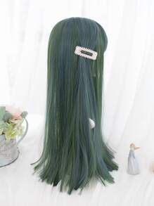 alicegarden Peluca sintética largo recto con tupe - Multicolor - Ver 5