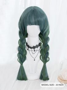 alicegarden Peluca sintética largo recto con tupe - Multicolor - Ver 7