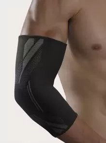 1PC Knitting Elastic Sports Tennis Elbow Brace For Men Women Fitness, Workout Indoor Outdoor. - Black - View 4