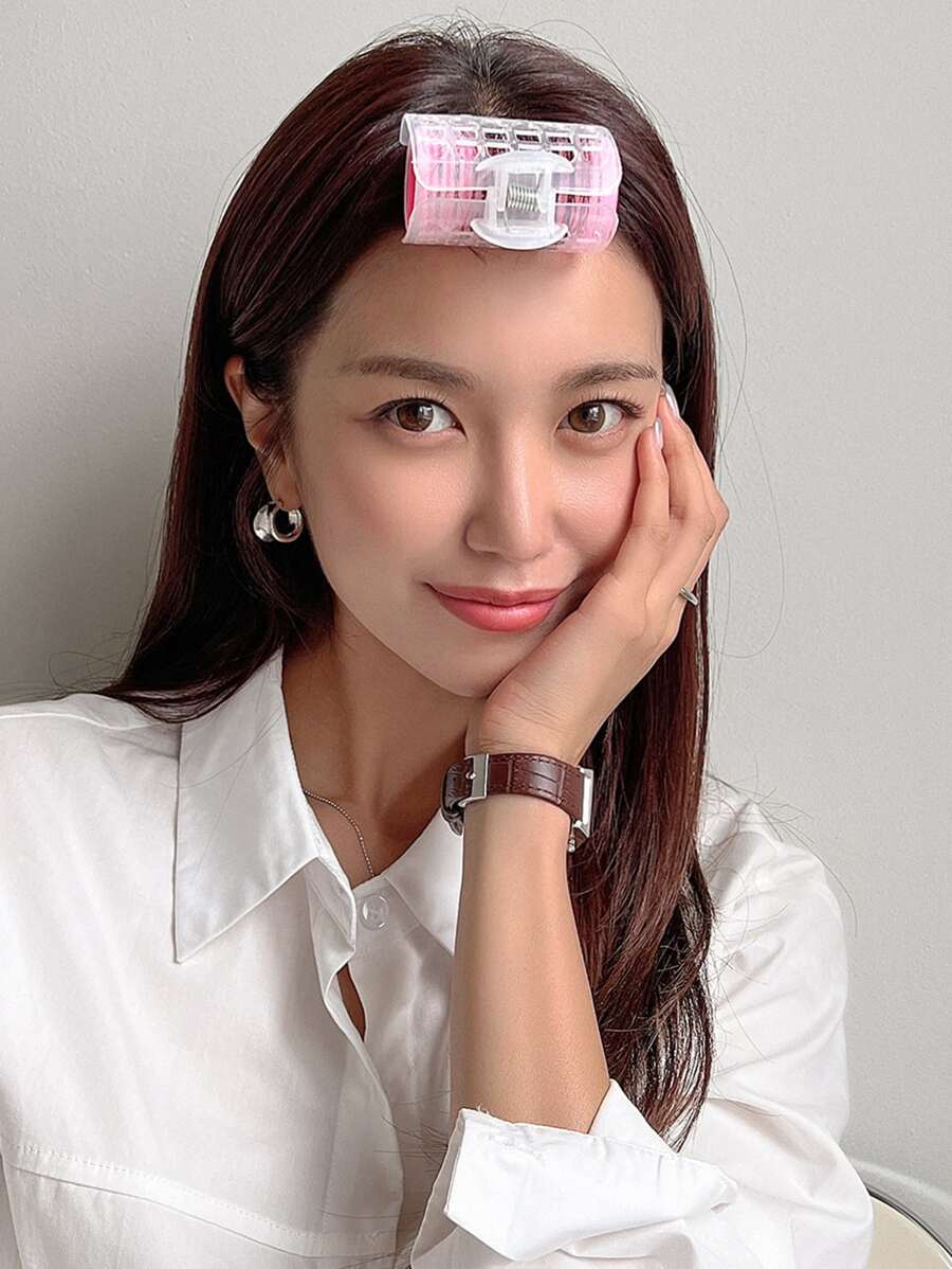 DAZY 粉色卷发器卷发器，用于自粘式卷发 - 粉色 - 查看 1