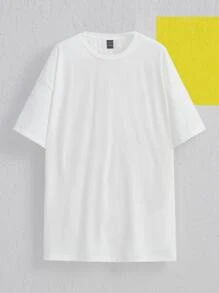 LittlestoMiddles 卡通和標語圖案T恤 - 白色 - 查看 2