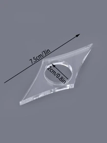 1入組透明書頁架 - 無色 - 查看 3