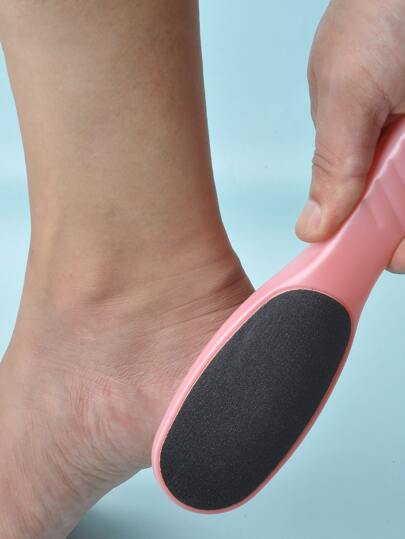 Usuwa martwy naskórek Pilnik do stóp Zgrzyt do stóp Pedicure Pilnik do stóp 1 szt. Różowy Usuwa uszkodzoną i twardą skórę Zapobiega gromadzeniu się modzeli Delikatny drobny pilnik Dla kobiet i mężczyzn