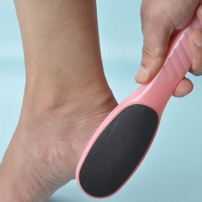 死皮去除器脚板銼腳銼刀修腳脚板銼1入組粉色刪除破損和難皮膚避免老繭積聚溫和精細文件適合女士和男士