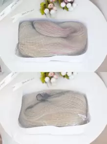 Long Body Wave Synthetic Wig With Bangs - Multicolor - View 4