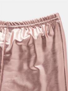 女孩2入組彈性腰帶緊身打底褲 - 彩色 - 查看 4