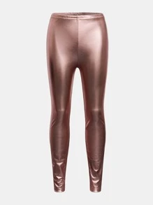 女孩2入組彈性腰帶緊身打底褲 - 彩色 - 查看 7