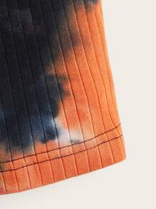 SHEIN EZwear Tie Dye Cami Top - Multicolor - View 3