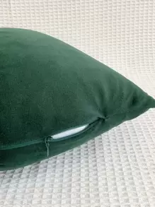 1pc Velvet Pillowcase Or Lumbar Pillowcase, Suitable For Bedroom, Living Room And Sofa