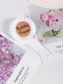 1入組生日派對胸章 - 彩色 - 查看 5