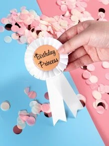 1入組生日派對胸章 - 彩色 - 查看 6