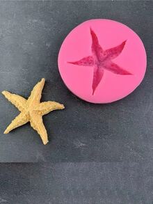 1 pieza Molde de silicona cola de pez en forma de caramelo - Rosa - Ver 2