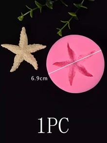 1 pieza Molde de silicona cola de pez en forma de caramelo - Rosa - Ver 3