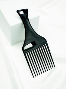 1pc Hair Pick Comb - Black - View 1