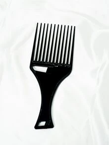 1pc Hair Pick Comb - Black - View 2