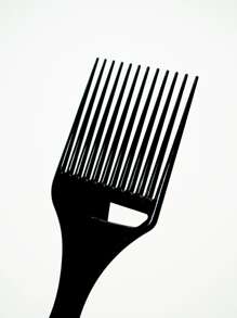 1pc Hair Pick Comb - Black - View 3