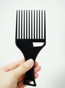 1pc Hair Pick Comb - Black - View 4