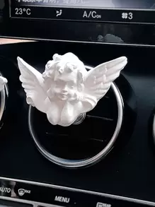 1入組天使設計汽車出風口裝飾物 - 彩色 - 查看 2
