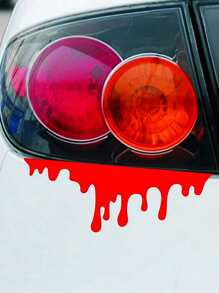 Halloween 1 mảnh thiết kế hình giọt máu - Đỏ - Xem 1