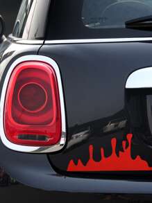 Halloween 1 mảnh thiết kế hình giọt máu - Đỏ - Xem 5