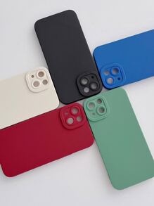 Apple Basic Phone Cases Neon 5pcs Solid Phone Case Compatible With IPhone15/15Plus/15Pro/15Promax - Multicolor - View 3