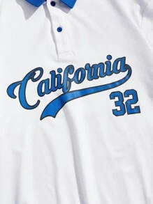 Manfinity RebelGame Áo nỉ Nam Nút Lá thư Sẵn sàng - trắng - Xem 3