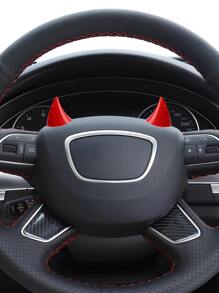Trang trí vô lăng xe hơi thiết kế 2 gói - Đỏ - Xem 1