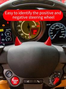 Trang trí vô lăng xe hơi thiết kế 2 gói - Đỏ - Xem 5