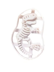 1入組恐龍骷髏形狀餅乾印章