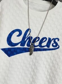 Aesthetic Post Áo nỉ Nam Lá thư Giải trí - trắng - Xem 4