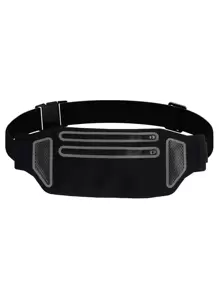 1pc Minimalist Running Bag - Black - View 1