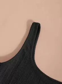 SHEIN MOOSTA Bezrękawniki Prosty Casual