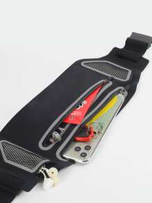 1pc Minimalist Running Bag - Black - View 5