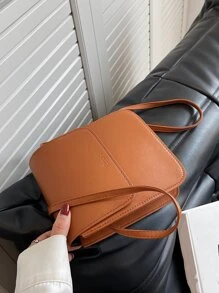 Mini Letter Embossed Flap Square Bag Lightweight Fashion White-Collar Workers College Work Business Commute Office Bags For Phone Bag With Free Wallet Phone Fluffy Bag Teacher Gifts Gift For Girlfriend Women Gifts Purses And Wallets Women Wallet Wallet For Women Gifts For Women Women's Wallet - Khaki - View 5