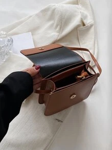 Mini Letter Embossed Flap Square Bag Lightweight Fashion White-Collar Workers College Work Business Commute Office Bags For Phone Bag With Free Wallet Phone Fluffy Bag Teacher Gifts Gift For Girlfriend Women Gifts Purses And Wallets Women Wallet Wallet For Women Gifts For Women Women's Wallet - Khaki - View 6