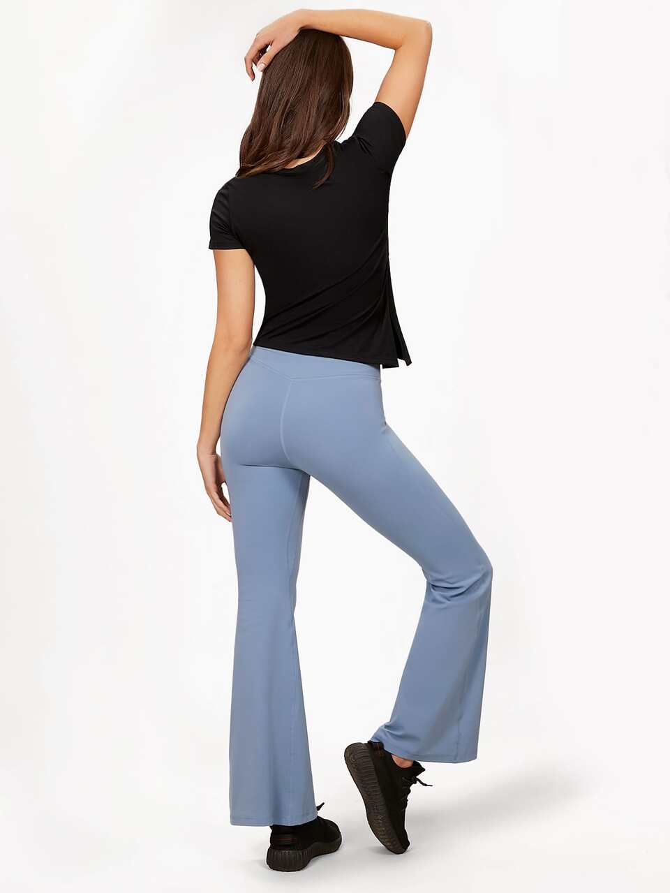 Asymmetrical Hem Quick-Dry Tee Daily Casual Summer
