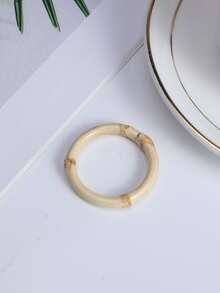 1pc Minimalist Napkin Ring - Apricot - View 3