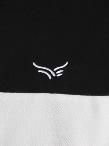 Manfinity Homme Men Cut And Sew Polo Shirt - Multicolor - View 4