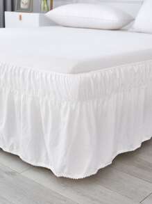 Váy ngủ trang trí Pom Pom - trắng - Xem 1