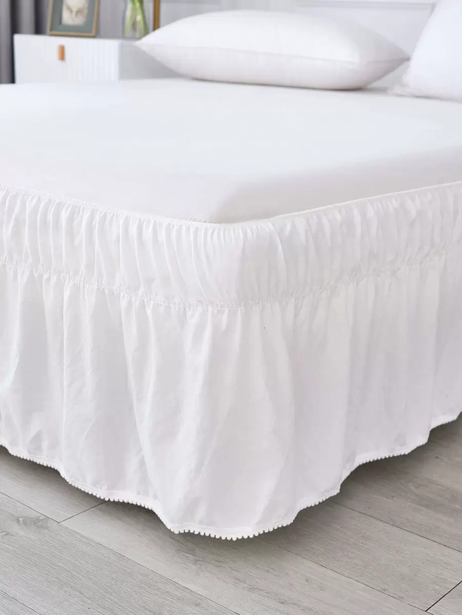 Váy ngủ trang trí Pom Pom - trắng - Xem 1