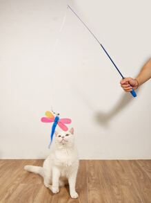 9pcs Butterfly & Dragonfly Design Pet Toy Set - Multicolor - View 2