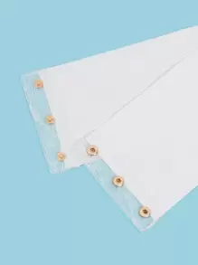 1 件孔眼装饰花卉印花系带束腰带优雅万圣节腰部训练器情人节情人节女士配饰西部牛仔女牛仔乡村服饰复古白色腰带女士束腰带，腰部训练器，塑腰，瘦腰收腹 - 白色 - 查看 6