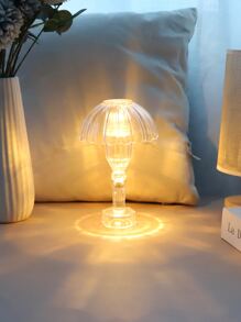 1 pieza Lámpara de escritorio transparente de plástico - Amarillo - Ver 3