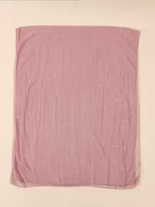 1pc Women's All Season Solid Color Sparking Scarf Suitable For Party And Everyday Use In Autumn And Winter - Pink - View 4