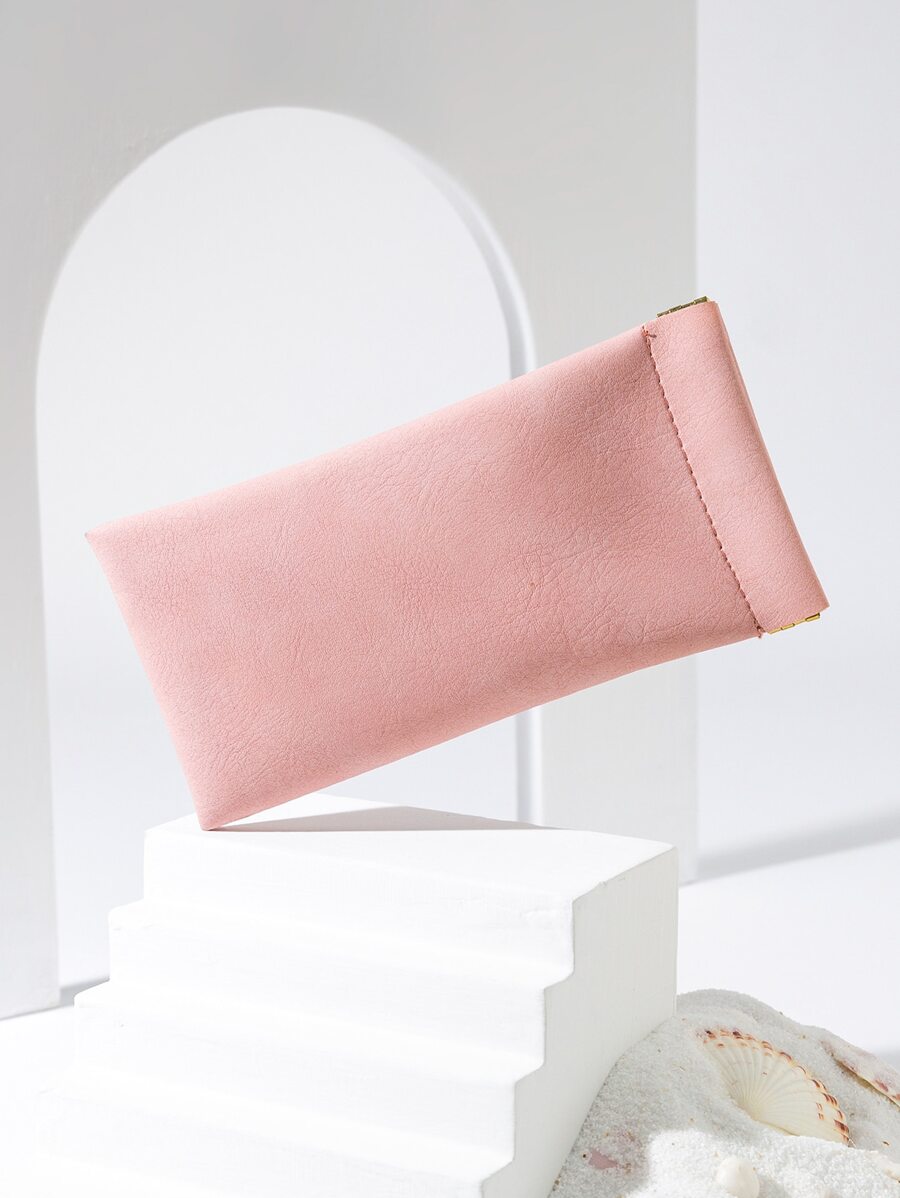 極簡風格眼鏡袋 - 淺粉色 - 查看 1