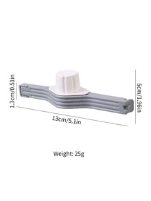 1pc Bag Sealing Clip With Pourer - Grey - View 3