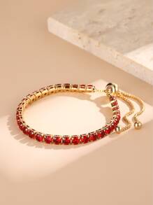 Vòng đeo tay trang trí bằng đá rhinestone - Nhiều màu - Xem 2