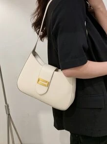 金属装饰流浪包，送给妈妈的母亲节礼物 - 米色 - 查看 1