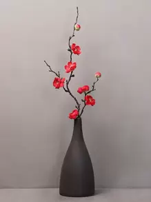 1pc Artificial Plum Blossom Flower, Valentine Day, Gift Gifts Birthday Graduation