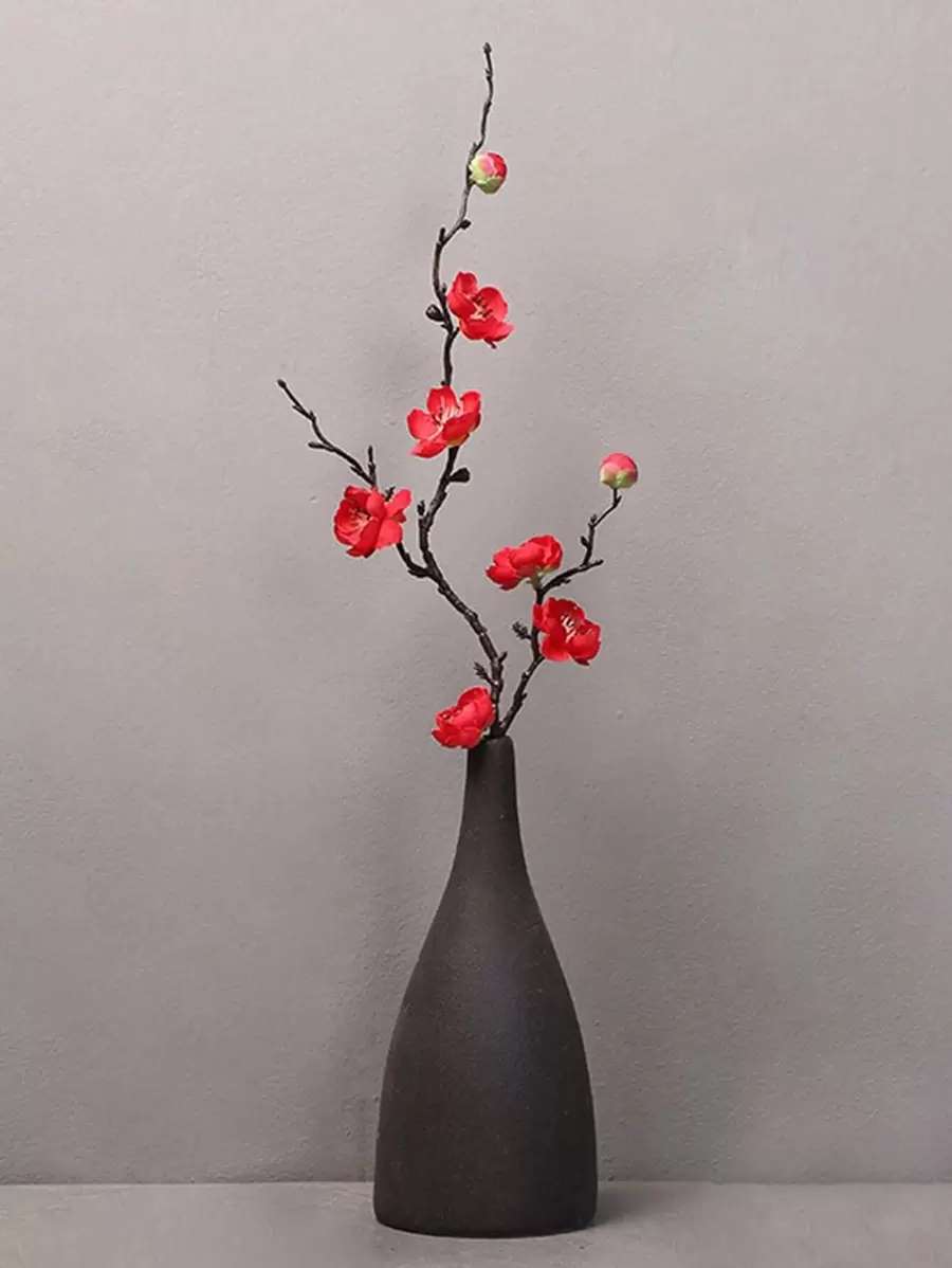 1pc Artificial Plum Blossom Flower, Valentine Day, Gift Gifts Birthday Graduation